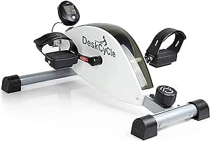 DeskCycle Under Desk Bike Pedal Exerciser - Mini Exercise Bike Desk Cycle, Leg Exerciser for Physical Therapy & Desk Exercise - Adjustable Leg and Standard Versions